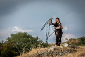 On Lughnasadh, the powerful goddess wields the invisible sickle