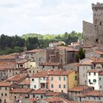Wunderschöne italienische Stadt in Italien in der Maremma, Arcidosso